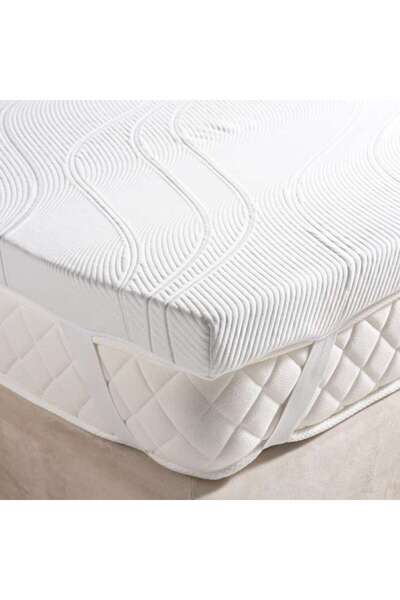 PAN HOME Ultra Cool Gel Memory Foam Super King Mattress Topper 200x200x7cm - ...