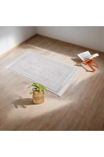 PAN HOME سجادة صلاة إليانور 75×110 سم - بيضاء