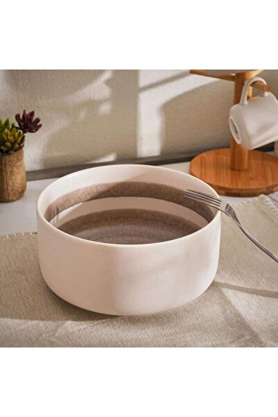 PAN HOME Ash Mirage Porcelain Salad Bowl Dia20cm - Beige