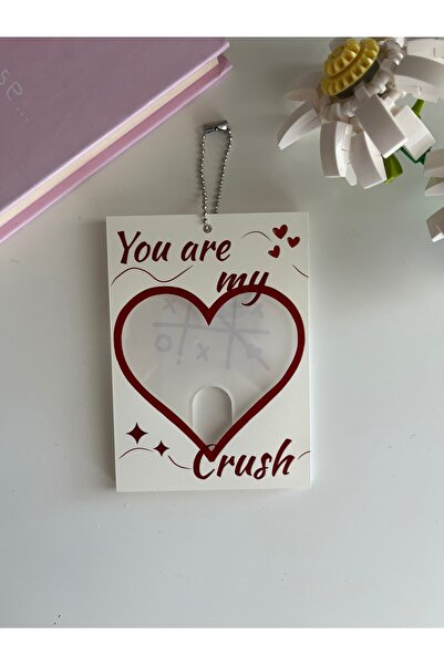 Hara Company Suport pentru carduri foto din acril imprimat My Crush (10,5 x 7...