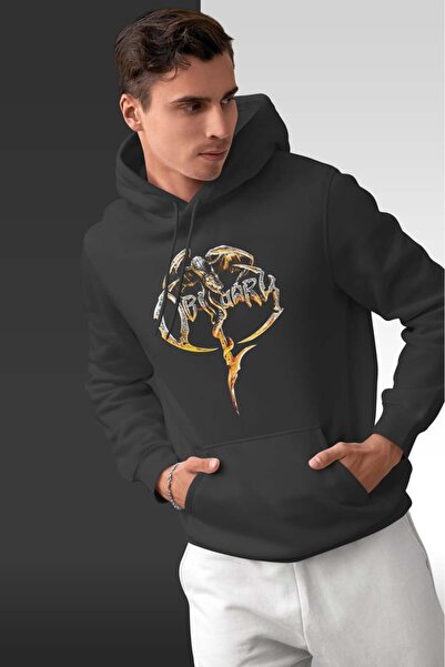 buzagi tasarım ürünleri Obituary Oversize Hooded Unisex Sweatshirt