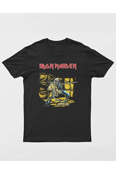 buzagi tasarım ürünleri تي شيرت Iron Maiden عادي للجنسين