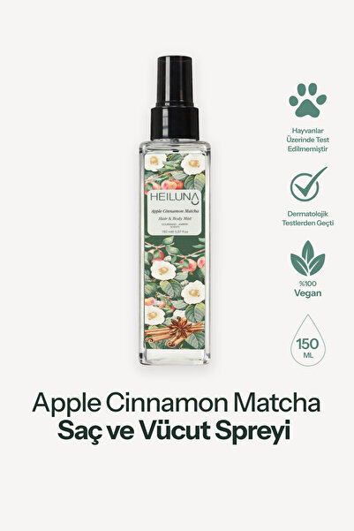 Heiluna Apple Cinnamon Matcha Saç ve Vücut Spreyi 150 ml