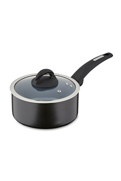 Tower Cerasure 18cm Ceramic Non-Stick Saucepan with Glass Lid, PFAS Free, Dis...