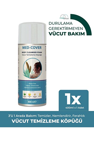 MED-COVER Vücut Temizleme Köpüğü Aerosol 400 ml