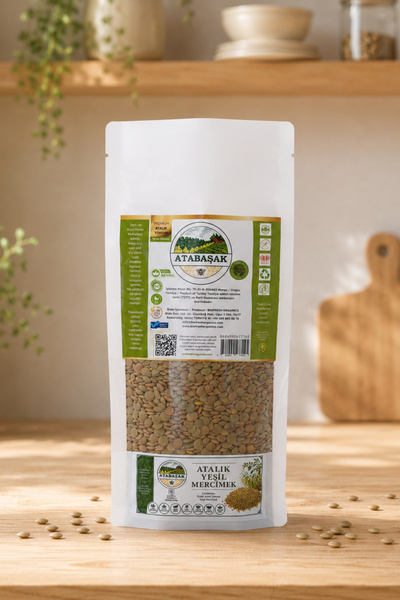 ATABAŞAK Atalık Tohum Yeşil Mercimek 1 Kg