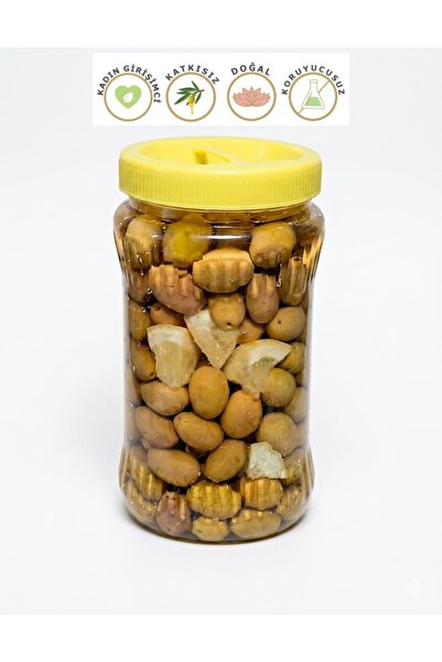 Zeytinci Abla Kırma Yeşil Zeytin Edremit 1 kg - Katkısız &Doğal