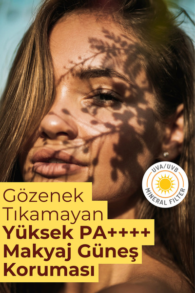 Minoris Makyaj Bazı 50 ml | Nemlendirici ve Vegan Primer / Make-Up Base | UVA-UVB Koruma
