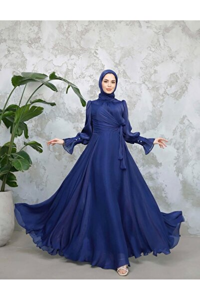 MODA DMN ÖZ DUMAN FİYONKLU ABİYE