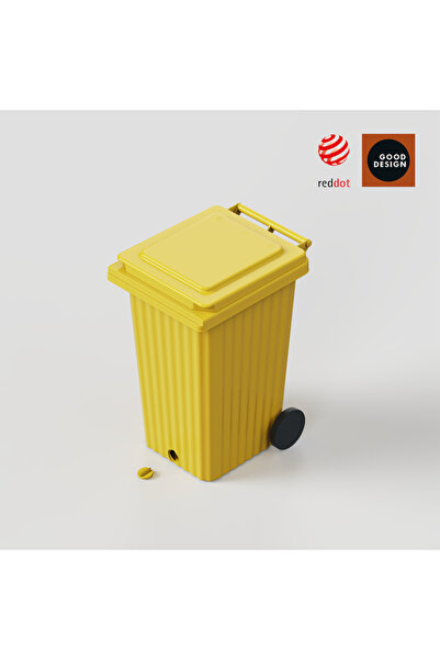 Wave Bin Pubela Europubela AETA 240 L galben clasic – super rezistenta, desig...