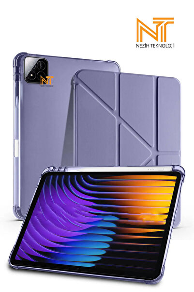 Nezih Case Mi Pad 7 / 7 Pro / 8 / 8 Pro Uyumlu Tri-Folding Kalem Bölmeli Uyku...