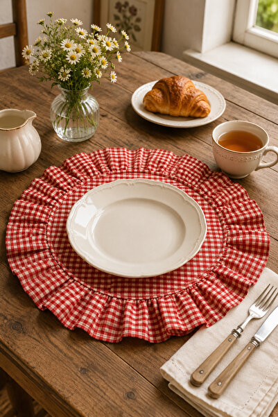 Mirilliahome 6-Piece Pötikare American Service Soup Set with Ruffle Detail, 4...
