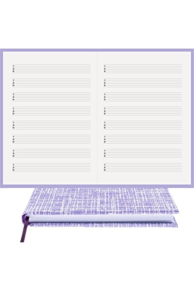 BİDEFTER Guitar Notepad (TAB KEYED) 100% Handmade, Hand Stitched (THREAD SEWI...
