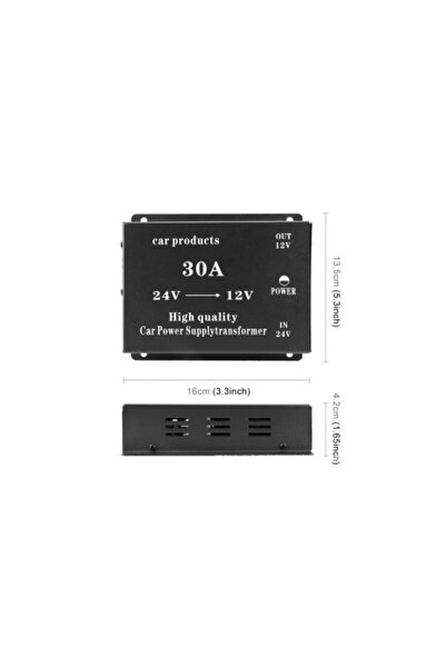 Avex Μετατροπέας τάσης 24V-12V, 30A