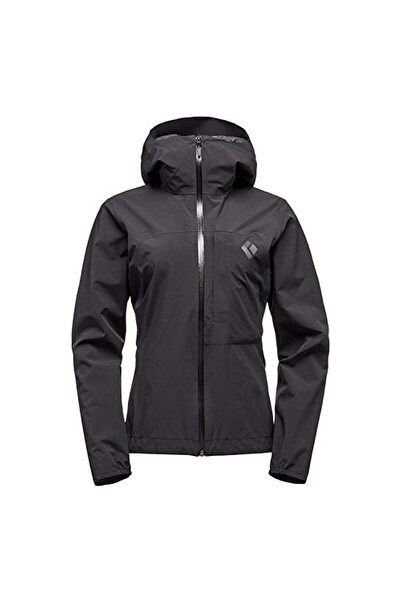 BLACK DİAMOND WOMEN'S FINELINE STRETCH RAIN SHELL HOODY - S