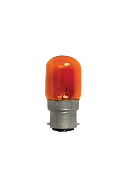 Generic Λαμπάκι Νυκτός Πυρακτώσεως 3-5W, για Ντουί B22 (μπαγιονέτ), Κίτρινο