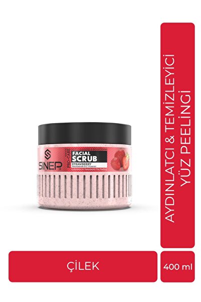 Sinep Aydınlatıcı & Temizleyici Yüz Peelingi Çilek 400 ml