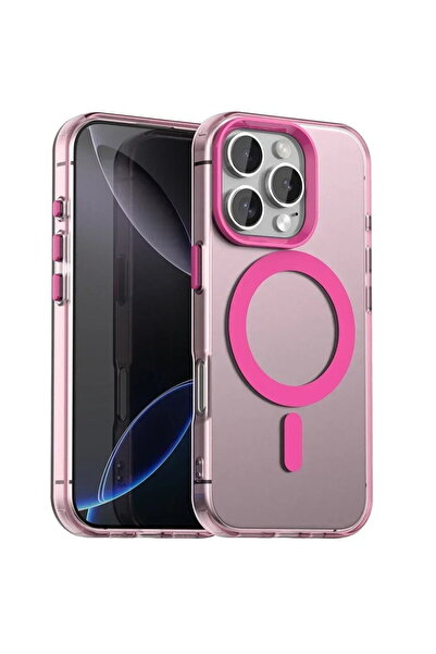 Techsuit Husă pentru iPhone 16 Pro Max - CandyCase MagSafe - Roz