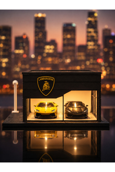Forge Triverse Lamborghini Diorama Showroom Özelleştirilebilir Maket (Arabala...