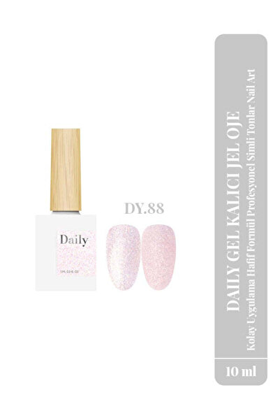 Daily Gel Kalıcı Jel Oje Kolay Uygulama Hafif Formül Profesyonel Simli Tonlar Nail Art