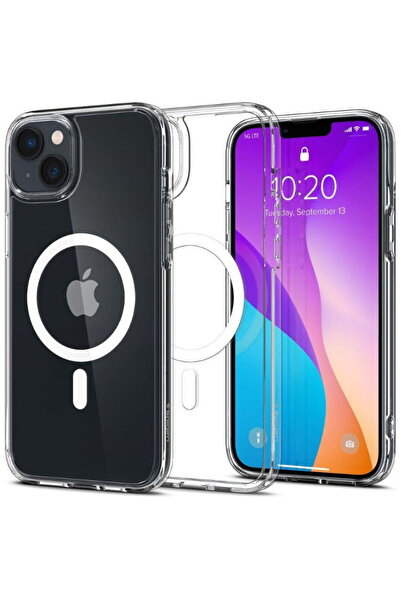Spigen Калъф Ултра Хибриден MagSafe за iPhone 14, Бял