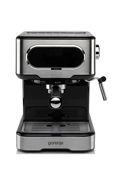 Gorenje ESCM15DBK, 1100W, Rezervor de apa 1.5L, 15 bar, Negru/Argintiu