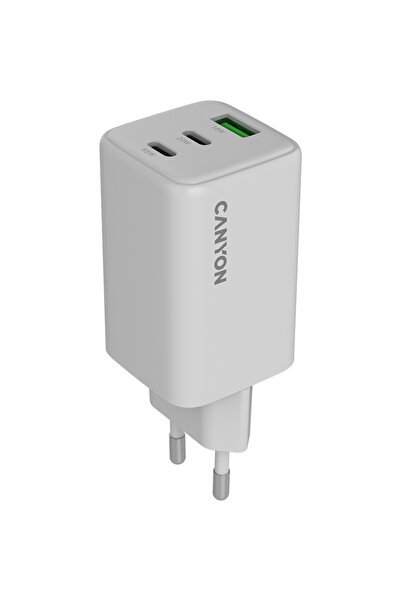 CANYON GaN 2x USB-C + 1x USB-A 65W Alb