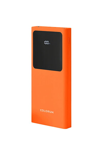 Colorum CPB10-02, 10000mAh, 10W, 2 x USB-A, Portocalie