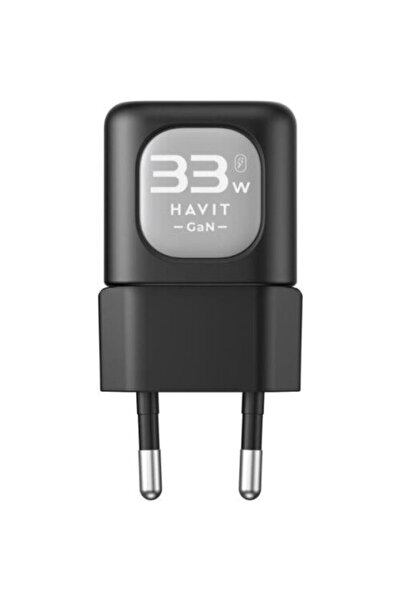 Havit HVTC-UC20-BK(EU), 65 W, 1 x USB-A, 2 x USB-C, Negru