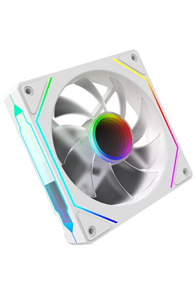 AQIRYS Ventilator 120 mm Cetus 6P-12SLI17W-ARGB Alb