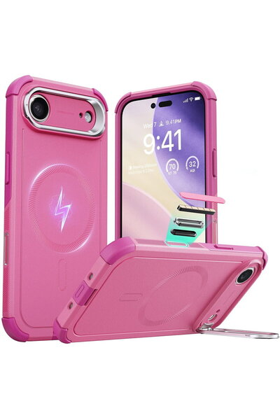 ESR Husa pentru iPhone 17 Air - Cyber Armor Kickstand - Pink