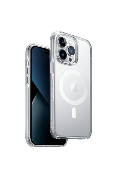 uniq Θήκη Combat iPhone 14 Pro Max 6.7 "Magclick Φόρτισης διαφανής/σατινέ απα...