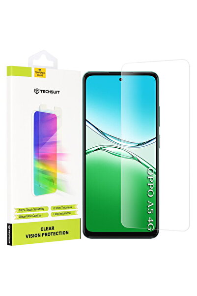 Techsuit Folie pentru Oppo A5 4G - Clear Vision Glass - Transparentă