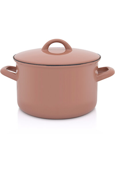 Metalac Oala 4l cu capac Moka Metalacemail/20cm/4l