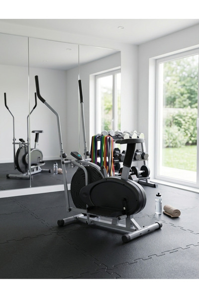 TechnoGuru Home Gym KPR 4010- دراجة جيم منزلية متعددة الاستخدام / دراجة التما...