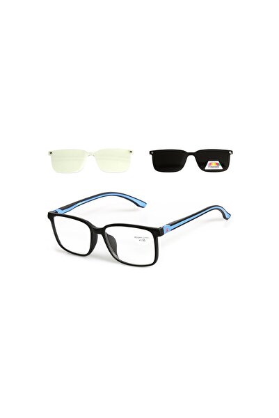 Alpin Eyewear Γυαλιά Πρεσβυωπίας Clip-on ALPIN 10284 Μπλέ-+2.00-Black/Blue 3 ...