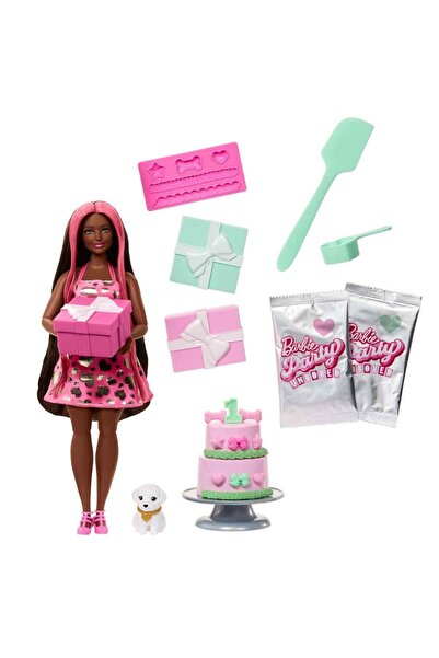 Barbie Parti Paketi Minik Dostumun Doğum Günü Serisi JFG68 - Mavi Kutu Jfg71