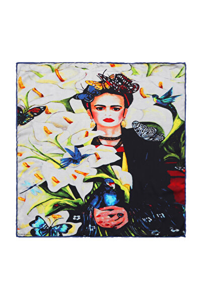 Bursa İpek White Frida Silky Handkerchief