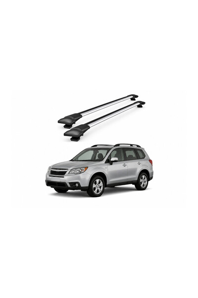 ART Bare portbagaj transversale auto aluminiu compatibile Subaru Forester (SJ...