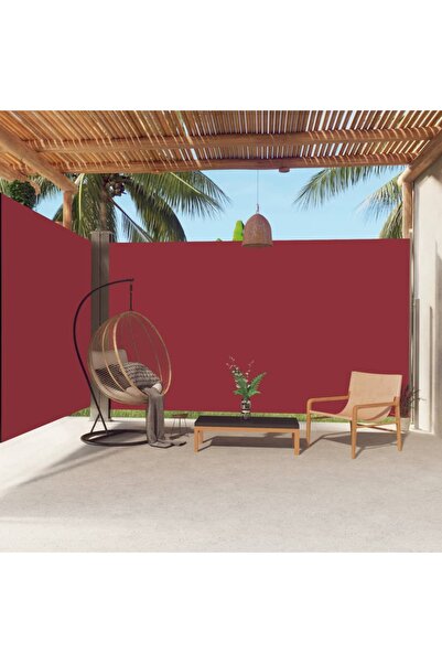 Concept Copertină laterală retractabilă, roșu, 220x600 cm