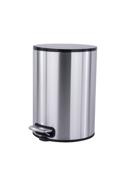 HONEYBEE Stainless Steel Soft Closing Pedal Bin with Lid 5 Liter
