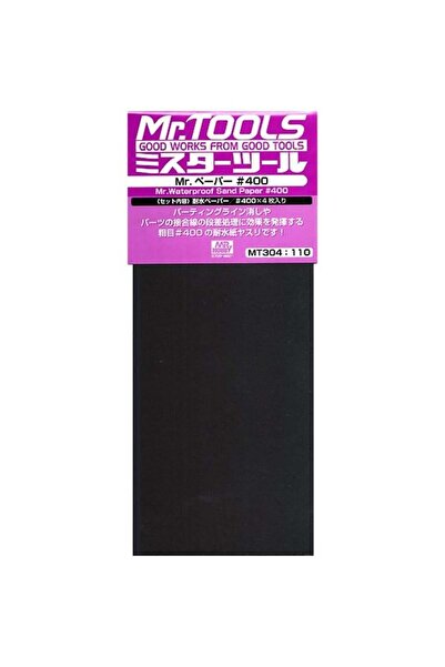 Mr. Hobby Mr.Hobby MT-304 Su Geçirmez, Kum Zımparası, No.400x4
