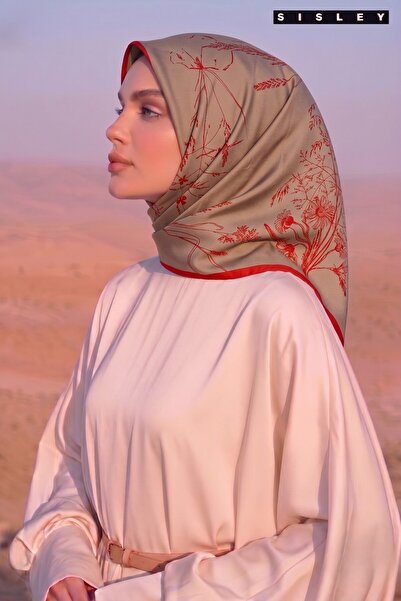 Sisley İPEK SATEN EŞARP-2032-90*90