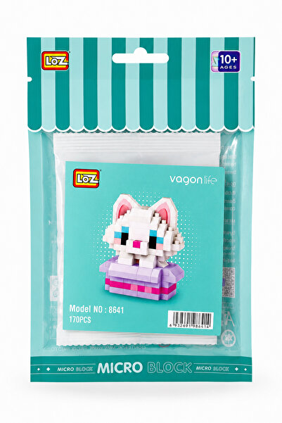 Loz Kedi 170 Parça Block Oyuncak-Mini Poşet LZ-8641
