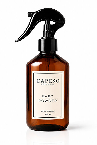 Capeso Bebek Pudrası Oda & Kumaş Spreyi 250 ml – Bebek Pudrası Kokusu, Kalıcı...