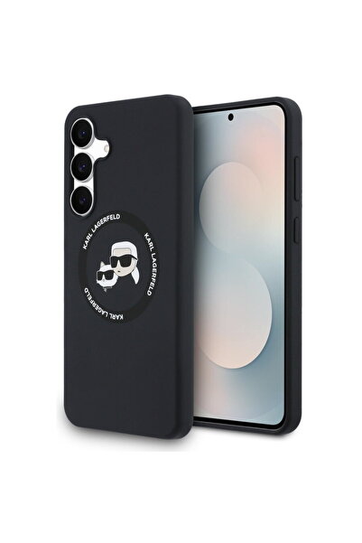 Karl Lagerfeld Case for Samsung Galaxy S25 FE - Silicone KC Heads MagSafe (KL...