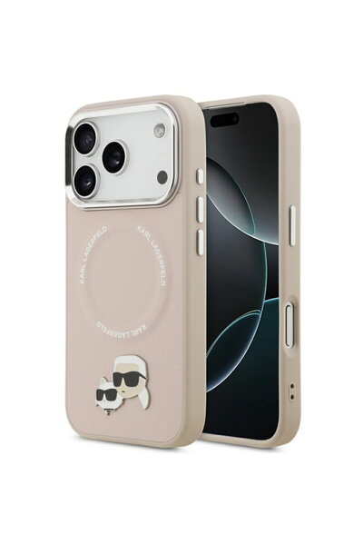 Karl Lagerfeld Husa iPhone 17 Pro - Karl & Choupette Pins MagSafe (KLHMP17LPS...