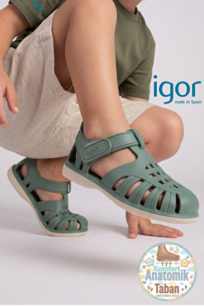 IGOR Βρεφικά και παιδικά σανδάλια Tobby Solid Bicolor