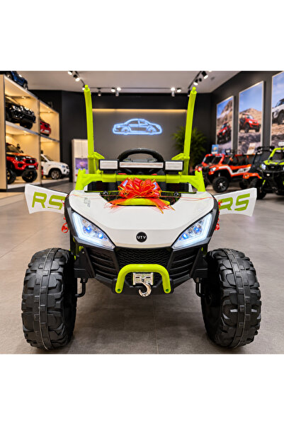 Bebelul Buggy RS electric Off-Road pentru copii, 12V 7Ah, 4 motoare 25W, tele...