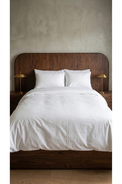 Minteks Deluxe Cotton Satin Double Duvet Cover Set